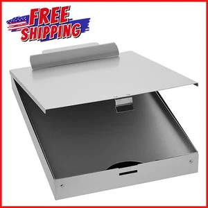 METALL KLEMMBRETT ETUI PAPIER AUFBEWAHRUNG Aluminium Box Form Halter Selbstverriegelnd Student - Bild 1 von 8