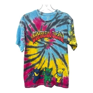 Grateful Dead Dancing Bears Tie-Dye T-Shirt Small - Picture 1 of 2