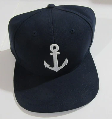 Nautica Mens Baseball Cap Hat Navy Blue with Anchor Logo Adjustable - Image 1 of 4