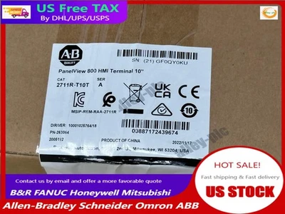 2711R-T10T 2022 SER A NEW Allen-Bradley PANELVIEW 800 10.4-INCH HMI TERMINAL - Image 1 of 4