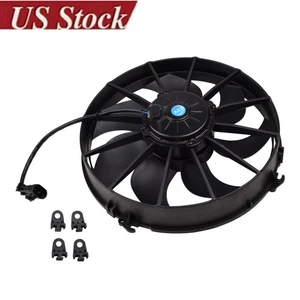 30103202 12" Puller Fan 12V Curved Blade 1870 CFM For SPAL VA01-AP90/VLL-66A - Bild 1 von 7