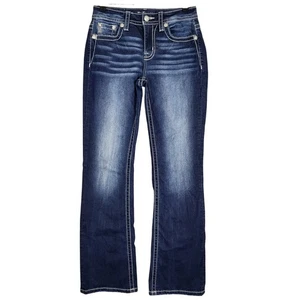 Miss Me Embellished Curvy Bootcut Jeans Dark Wash Womens Size 26 - Picture 1 of 10