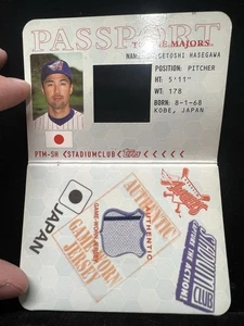 2001 Topps Stadium Club Passport to the Majors/1200 Shigetoshi Hasegawa # PTM-SH - Imagen 1 de 3