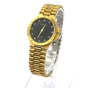 Bulova Betriebsuhr Herren Roman Qz 12P Diamant goldfarben - Bild 1 von 7