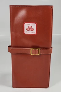 Organizador de billetera vintage de carpetas de seguro de automóvil de State Farm - Imagen 1 de 7