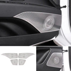 For Hyundai Elantra 21-2022 Silver Titanium Inner Door Speaker Frame Cover Trim - Imagen 1 de 10