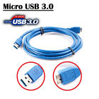 Premium Micro USB 3.0 Hard Drive Cable For Seagate WD Samsung LaCie Portable HDD