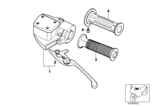 Bmw, Clutch Lever, Adjustable, R1200RT, R900RT, K1200GT, K1200RS, 32727657147 - Picture 1 of 3