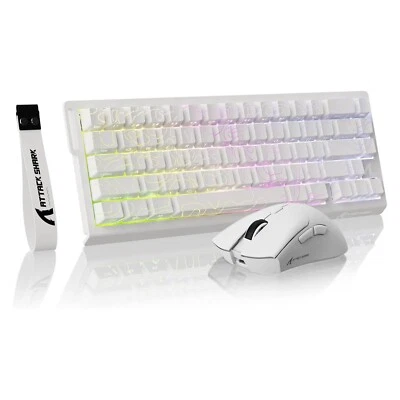 Attack Shark X68 HE 8KHz Magnetic Switch Gaming Keyboard & R1 Gaming Mouse Combo - Image 1 of 4