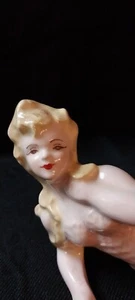 Vintage Florence Ceramic Mermaid Figurine Merrymaid  wall. plaque - Picture 1 of 5