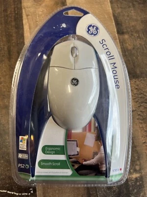 General Electric GE Smooth Scroll PS2 Port  Mouse 97859 FACTORY SEALED - Image 1 of 2
