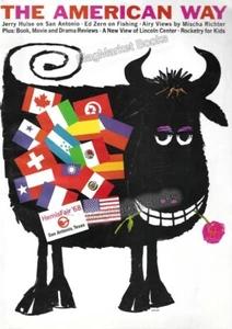 AMERICAN AIRLINES ·THE AMERICAN WAY · 1968 · VINTAGE INFLIGHT MAGAZINE - Picture 1 of 2