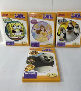Fisher Price iXL Learning System Disney Princess SpongeBob Penguins Long Fu Pan. - Picture 1 of 9