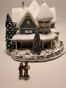 Hawthorne Village HOLIDAY BED AND BREAKFAST 2000 Thomas Kinkade - Certificado de autenticidad - Firmado - Imagen 1 de 11