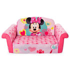 Marshmallow Furniture Kids Flip Open Sofa Furniture Couch, Minnie Mouse (Used)