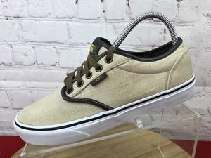 Vans Atwood Rasta Skateboard Sneakers(VN-OKC47RQ)Beige Mens Sz 6.5/Womens Sz 8 - Picture 1 of 12
