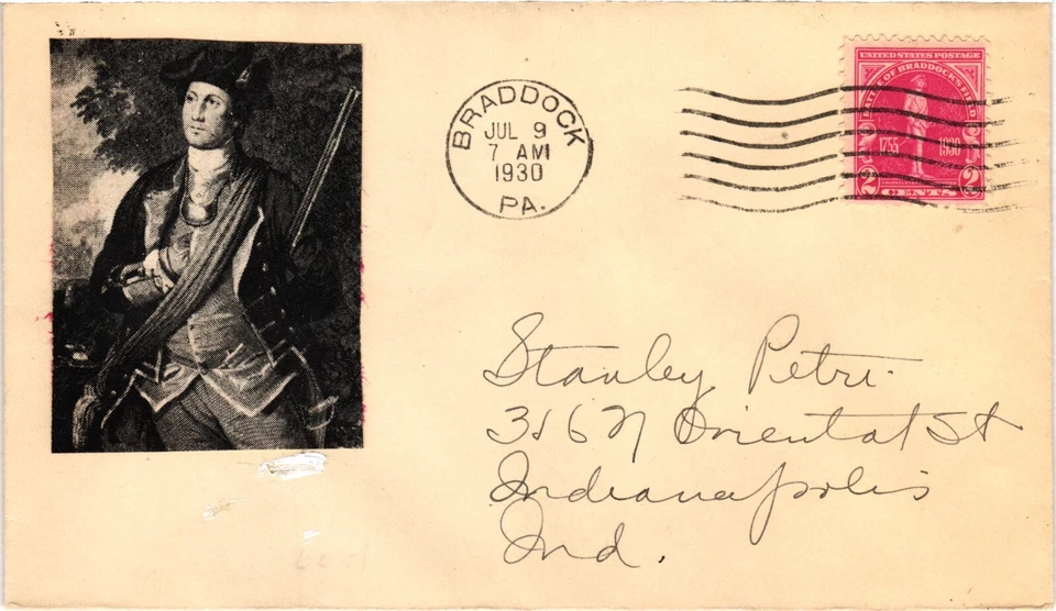 #688 - NIP Battle of Braddock First Day - Unknown of the ERA pasted on photo - Image 1 of 1