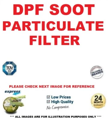 DPF SOOT PARTICULATE FILTER for VW TOUAREG 3.0 V6 TDI 2010-2018 - Image 1 of 4