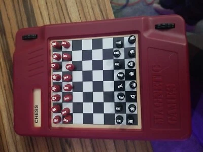 Vintage Travel Toy - Pressman Games To Go 6-In-1 Magnetic Games - Image 1 of 4