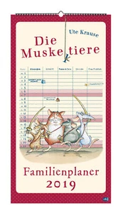 Die Muskeltiere - Familienplaner 2019 Familien-Kalender von Ute Krause - Bild 1 von 1