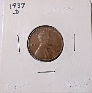 1937 D Lincoln Cent XF - Picture 1 of 3