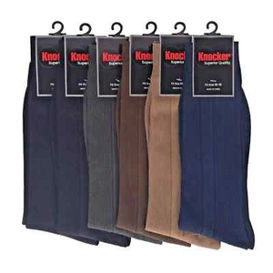 Men Dress Socks 12 Pairs Lot Ribbed Crew Style Casual Fashion Size 9-11 10-13 - Picture 1 of 9