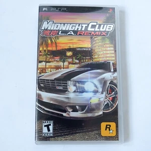 Midnight Club LA Remix Sony PSP Case And Manual - no game - Rockstar - Picture 1 of 3