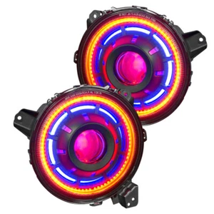Oracle Oculus Bi-LED Projector Headlights for Jeep JL/Gladiator JT - ColorSHIFT - Picture 1 of 4