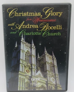 CHRISTMAS GLORY FROM WESTMINISTER PERFORMANCE DVD, ANDREA BOCELLI, CHARLOTTE CH - Picture 1 of 2