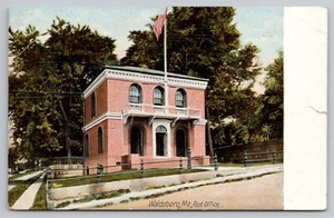 1900s Waldoboro ME Maine Post Office Undivided Back UNP Customs House Postcard - Picture 1 of 3