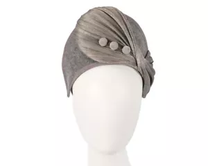 Silver crown winter racing fascinator Fillies Collection Made in Australia - Picture 1 of 5