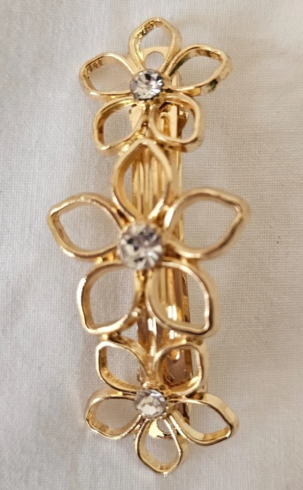 Alfiler de joyería chapado en oro y diamantes, ideal para todas las ocasiones, tamaño pequeño Foto 1 de 1