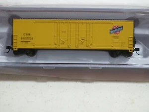 ATLAS  N  50005199  53' DOUBLE PLUG DOOR BOX CAR  CHICAGO NORTHWESTERN 600554 - Picture 1 of 3