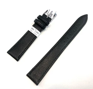 MORELLATO Uhrenarmband vegan weiches Leder schwarz glatt 14 16 18 20 - Bild 1 von 6