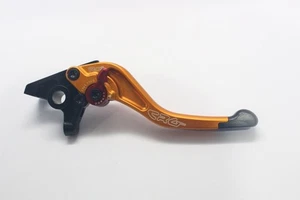 CRG Fits 04-07 Yamaha FZ6-FZ1 RC2 Brake Lever -Short Gold - Picture 1 of 2