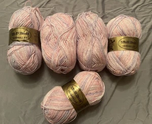 Woll Butt Versailles * 5 Knäuel Wolle* Farbverlauf * pastellfarben * rosa-lila - Bild 1 von 3