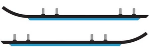 Sno Stuff X-Calibar Hard Wear Bars 22.50" Black #515-616 for Yamaha - Picture 1 of 1