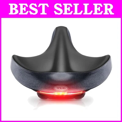 Asiento de bicicleta cómodo duradero - Soporte de equitación nocturna Foto 1 de 4