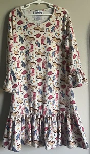 COUNTING DAISIES Cowgirl Dress Size 10 EUC Horse Hat Boots Rodeo - Picture 1 of 5