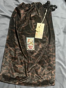 JOHNNY WAS Celestin Throw Blanket Embroidered Leopard Print With Storage Bag NWT - Picture 1 of 4