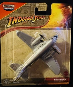 Matchbox Sky Busters Indiana Jones MBX Airliner Mattel Diecast/ Free Postage - Picture 1 of 3