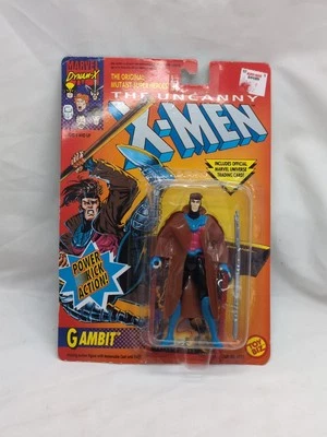Figura de acción de colección Gambito Marvel Comics The Uncanny X-Men 1992 Toybiz Foto 1 de 2