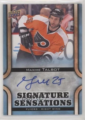 2013-14 Upper Deck Signature Sensations Maxime Talbot #SS-MT Auto - Image 1 of 2