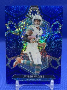2024 Panini Mosaic Jaylen Waddle #138 Blue Sparkle /96 - Picture 1 of 2