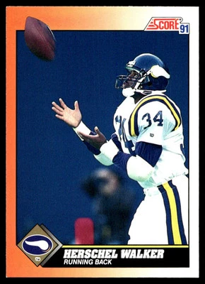 1991 Score Herschel Walker #348 - Image 1 of 2