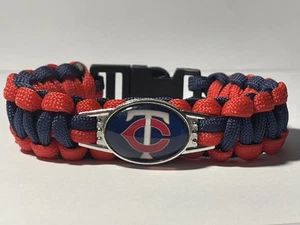 Minnesota Twins MLB Paracord Bracelet NEW - Picture 1 of 2