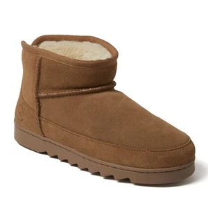 Dearfoams Women's Gretchen Genuine Suede Mini Bootie - Picture 1 of 11