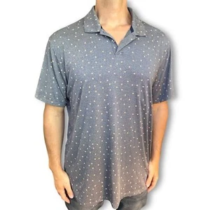 Nike Herren Poloshirt anthrazit Dri-Fit Vapor Micro Print XL - Bild 1 von 6