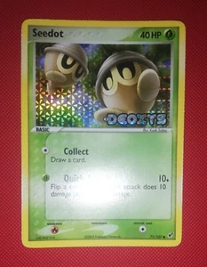 Seedot 71/107 Reverse Holo Stamped - EX Deoxys - Pokemon ENG - Foto 1 di 8