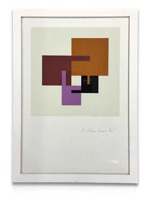 Anton Stankowski - Siebdruck - Untitled - geometrische Komposition - signiert - Bild 1 von 4